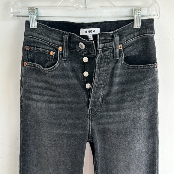 Re/Done 70’s High Rise Stovepipe Jean - Picture 2 of 8